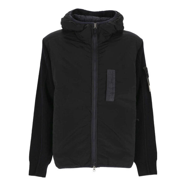 

Куртка wool plain logo jackets 'black' Stone Island, черный