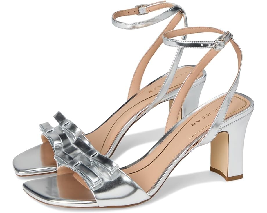 

Туфли Cole Haan Noella Bow Sandal, цвет Silver Specchio