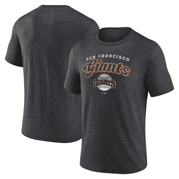 

Мужская футболка san francisco giants wonderment tri-blend цвета charcoal Unbranded