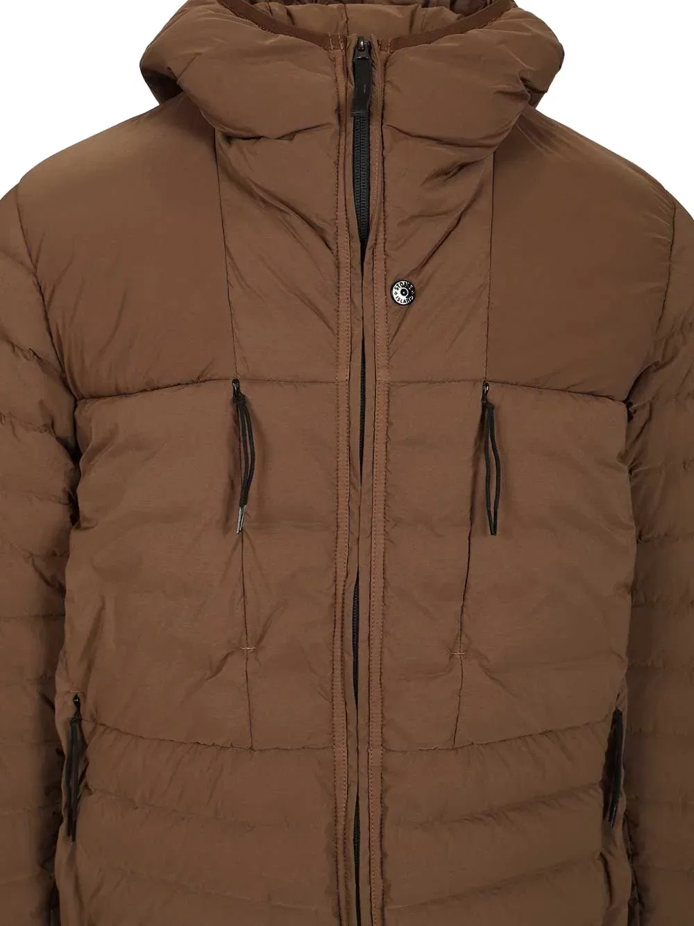 Стеганая куртка с капюшоном Davis-tcc Stone Island, коричневый — фото 3