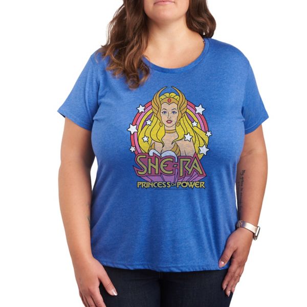 

Футболка с принтом She-Ra и звездами Licensed Character, синий