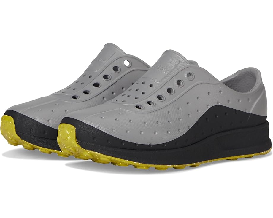 

Кроссовки Native Shoes Kids Robbie Roam, цвет Satellite Grey/Jiffy Black/Seaweed Speckle Rubber