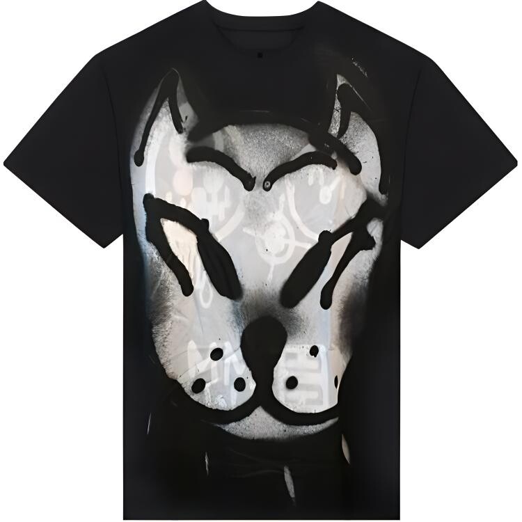 

Мужская футболка с круглым вырезом и коротким рукавом, черная Givenchy, черный