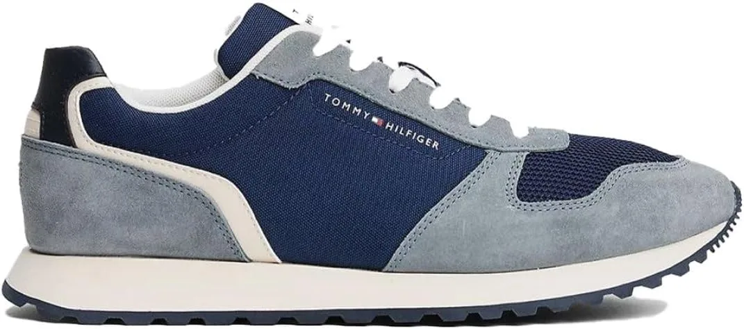 Мужские низкие кроссовки Tommy Hilfiger New Runner Eva Mix Fm0fm05465, темно-синий — фото 3