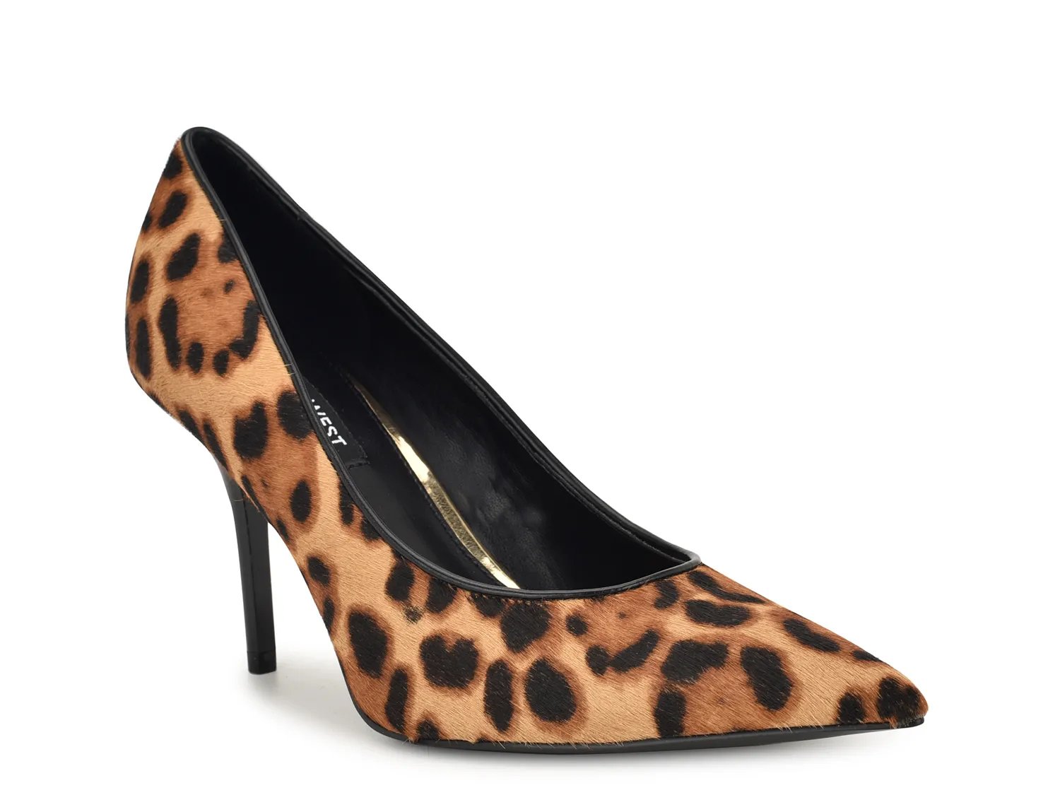 Туфли Nine West Princesa Pump, Tan/Black Leopard Print