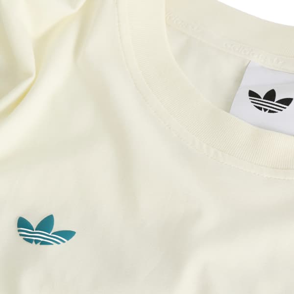 Конец. x футболка Adidas, Off White & Real Teal — фото 4