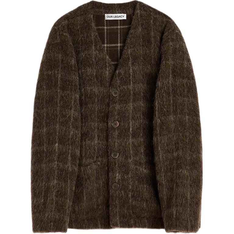 

Кардиган с длинными рукавами OUR LEGACY, темно-коричневый