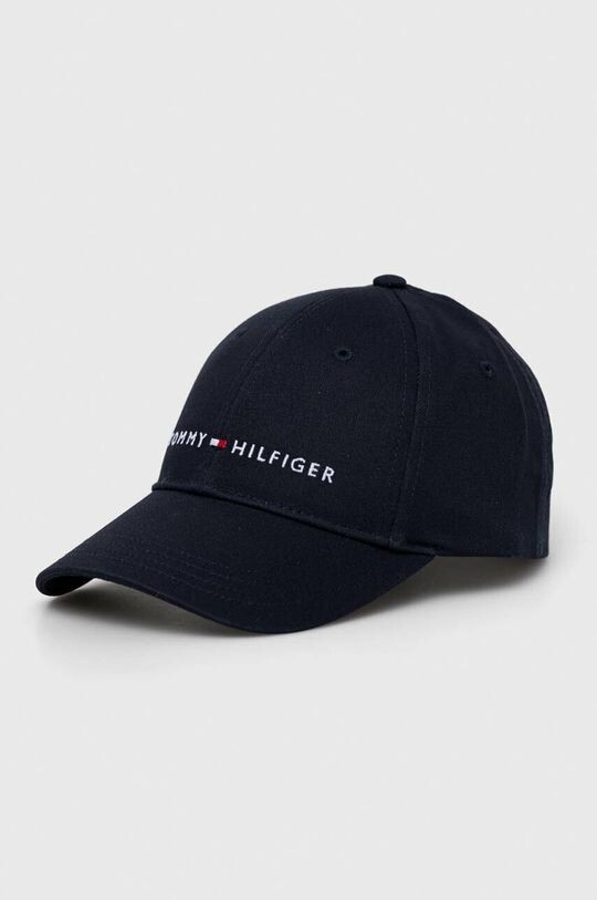 

Детская хлопковая бейсболка. Tommy Hilfiger, темно-синий