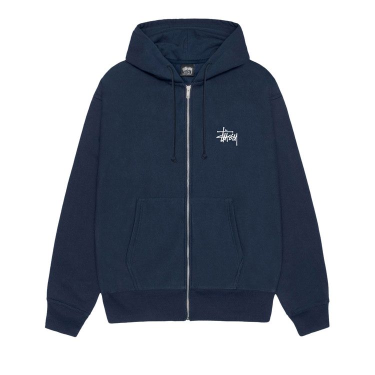 

Худи Stussy Basic Zip Hoodie, Navy