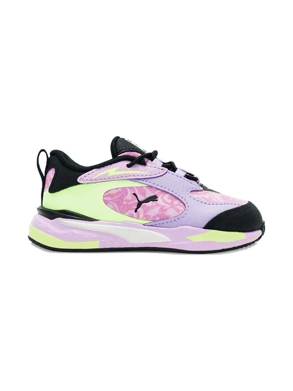 Кроссовки Rs-fast в стиле «космический гламур» Puma Kids, фиолетовый