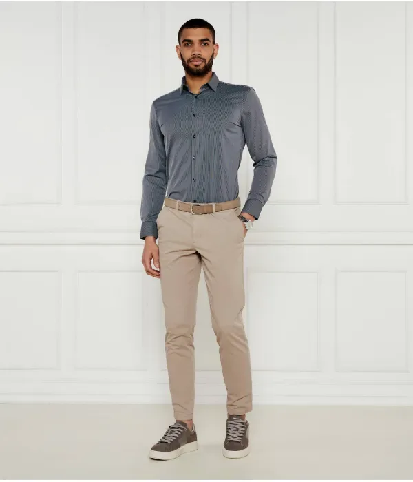 P-Hank-S-Kent-C1-222 футболка slim fit Boss, черный — фото 2