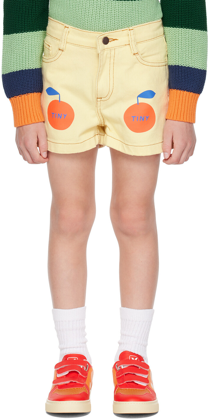 

Детские желтые джинсовые шорты Tiny Apple TINYCOTTONS