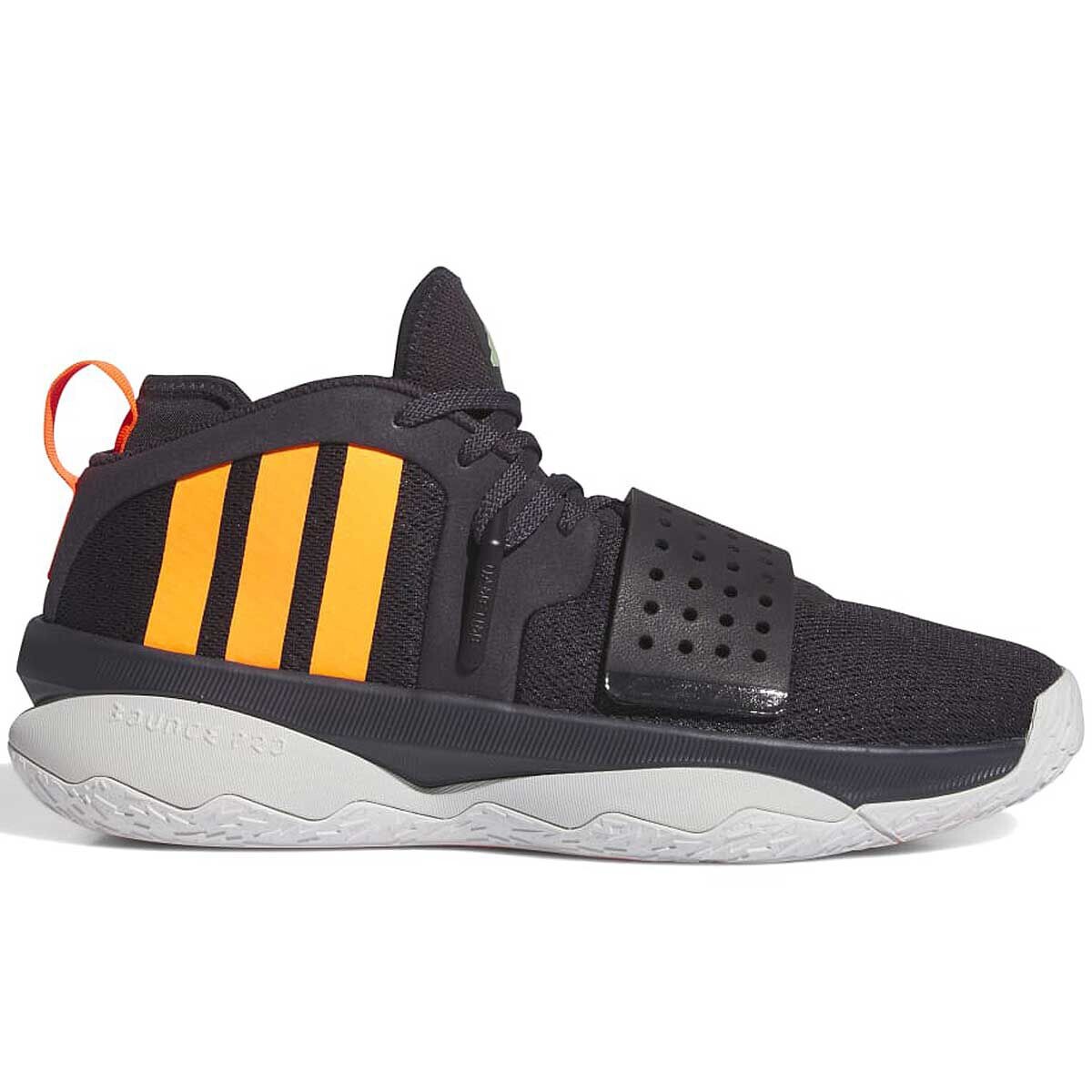 

Кроссовки Adidas Dame 8, черный/желтый/белый