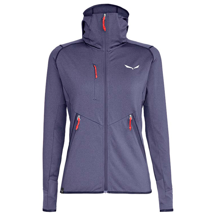 

Флисовая жилетка Salewa Women's Agner Hybrid Polarlite Fullzip Hoody, цвет Navy Blazer Melange