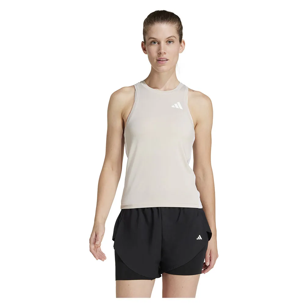 

Футболка без рукавов спортивная adidas Train Essentials 3 Stripes Workout, серый