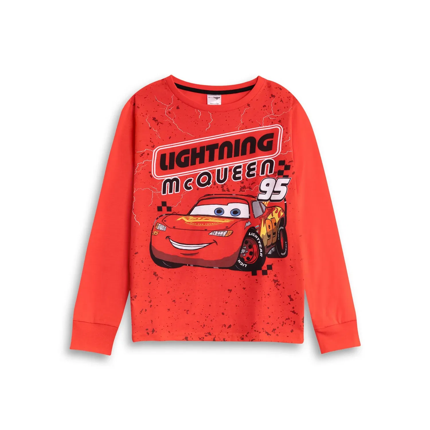 Пижама детская с Lightning McQueen Disney, красный — фото 3