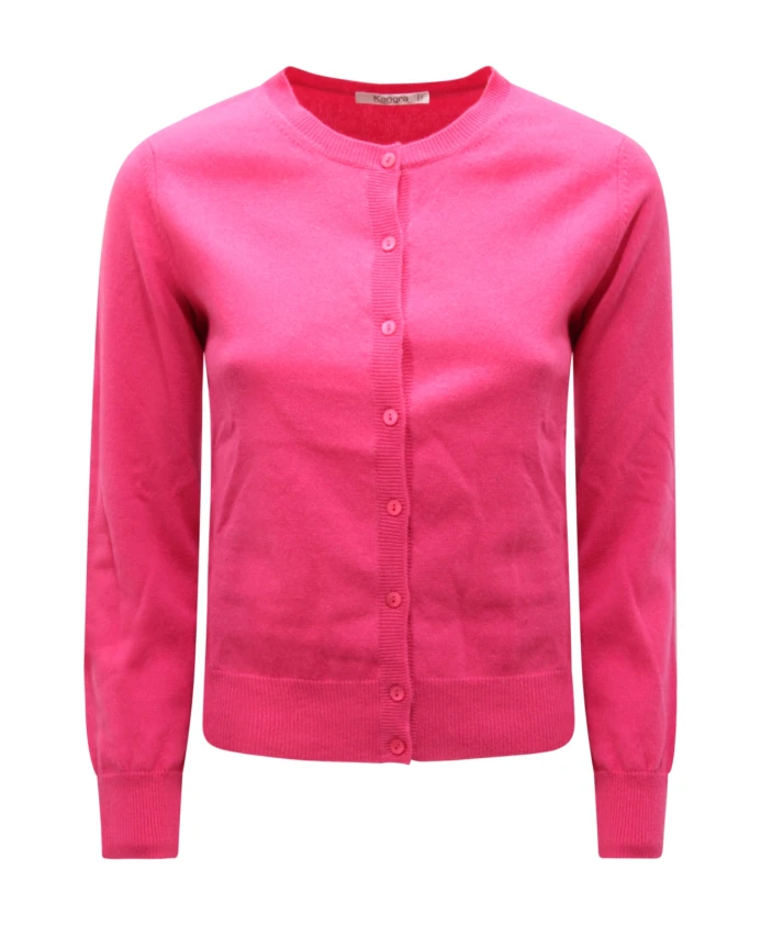 

Роскошный кардиган из шерсти, шелка и кашемира. Kangra, розовый