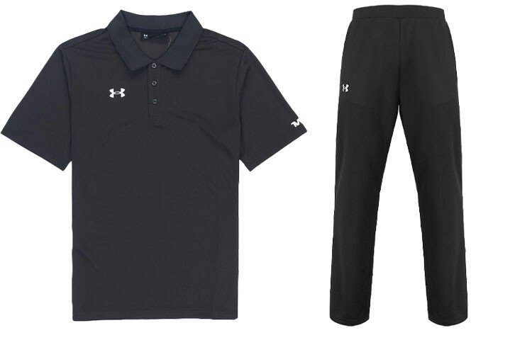 

Повседневный спортивный мужской комплект темно-серый Under Armour, темно-серый