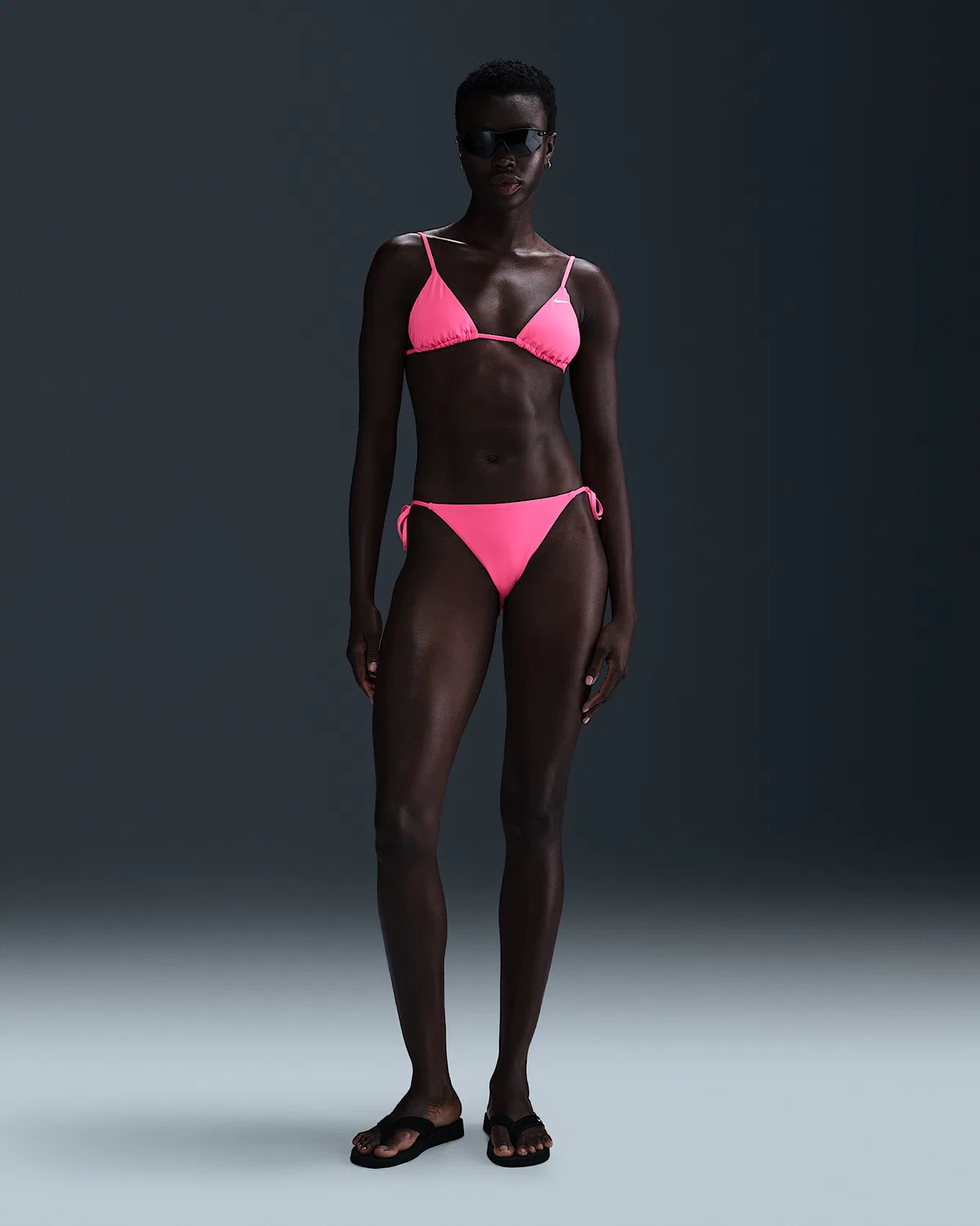 Женские плавки-бикини Nike Swim Effortless Essential с завязками, Hyper Pink
