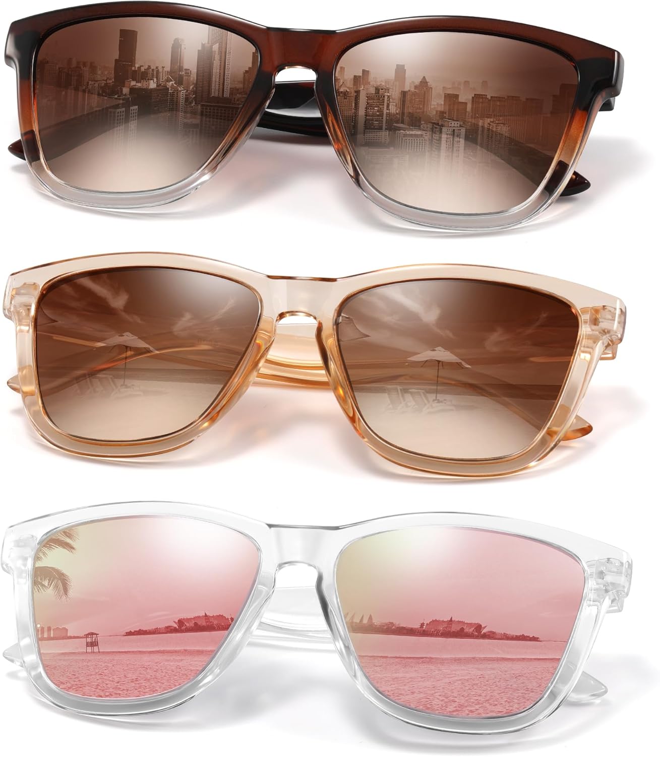 

Поляризованные солнцезащитные очки для женщин, модные, классические, в стиле ретро, ​​женские солнцезащитные очки для мужчин, очки для вождения, защита от УФ-излучения kunchu, Ctc+cc+tpinks