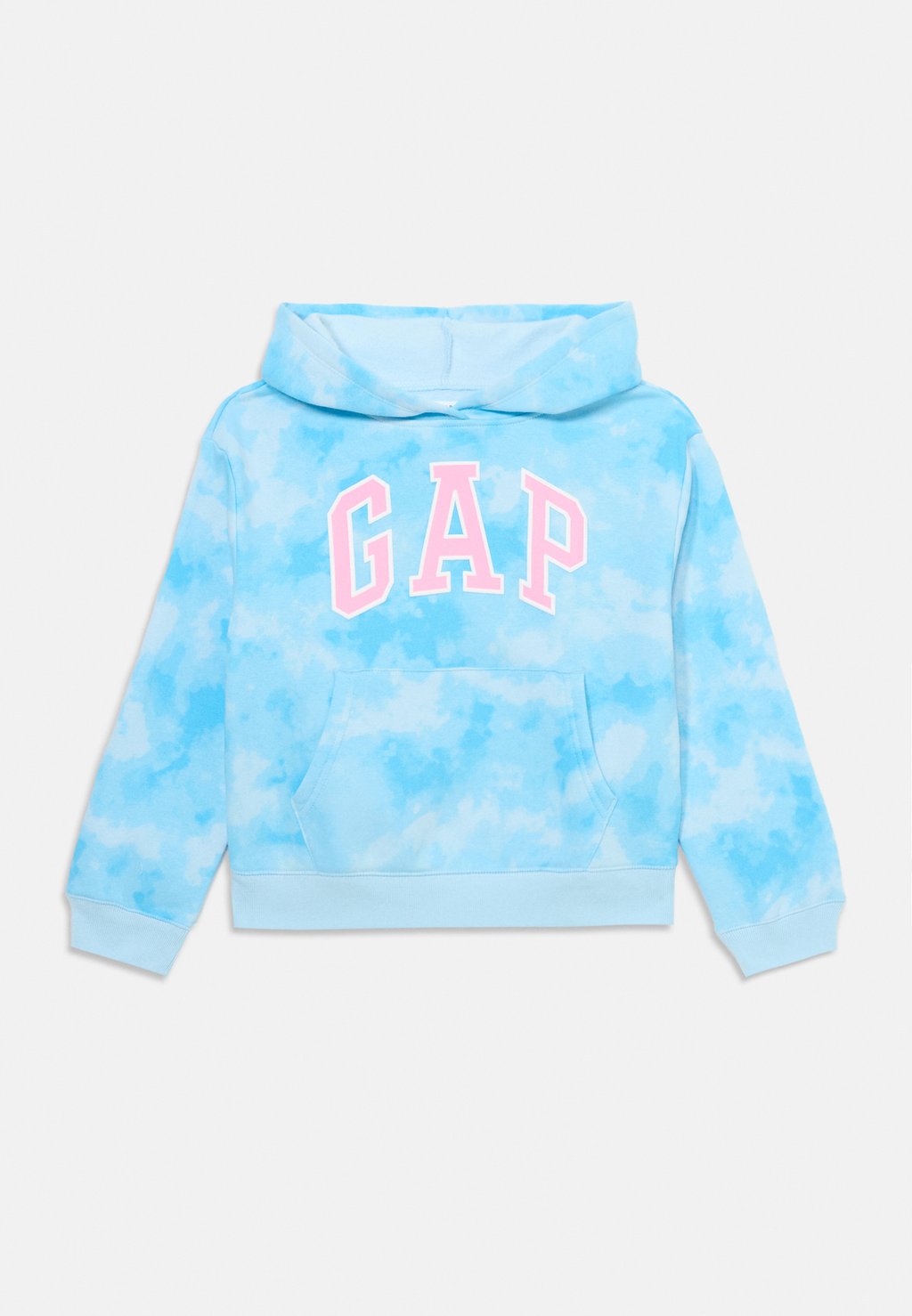 

Толстовка RELAXED HERITAGE GIRLS con cappuccio GAP, светло-голубой