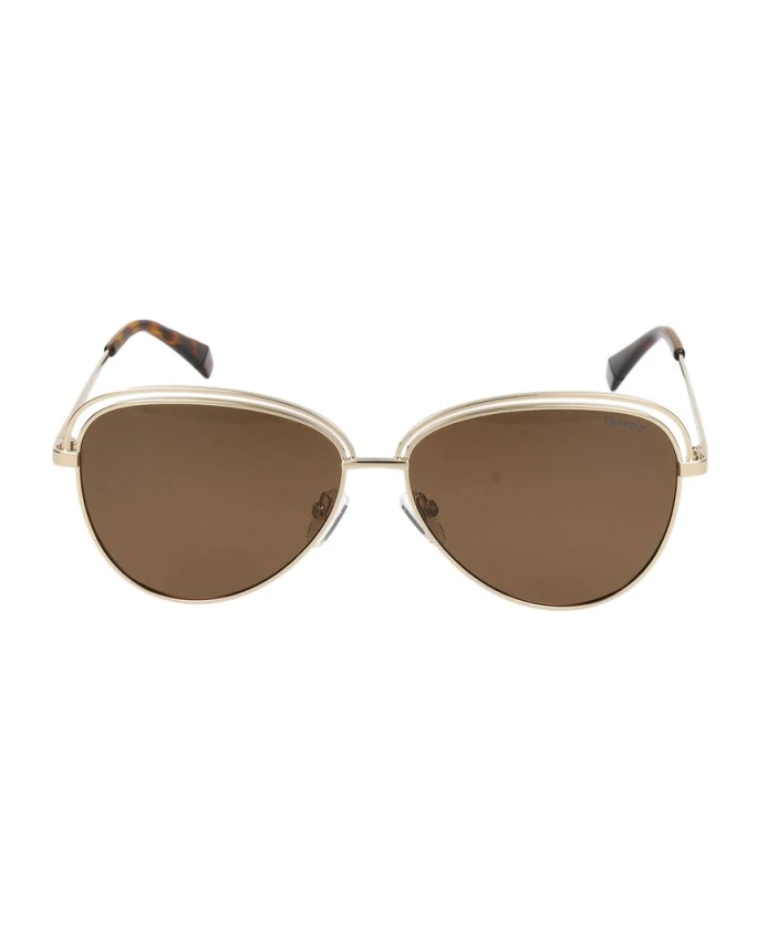 

Солнцезащитные очки золотисто-коричневого цвета, модель 01q Polaroid, желтый