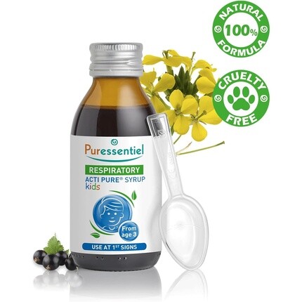 Puressentiel Сироп Acti Pure Kids для детей от 3 лет: натуральная поддержка при простуде и боли в горле — фото 2