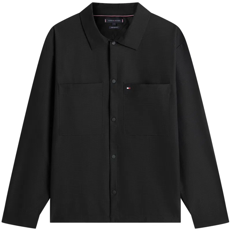 Рубашка мужская с отложным воротником Tommy Hilfiger, Black BDS