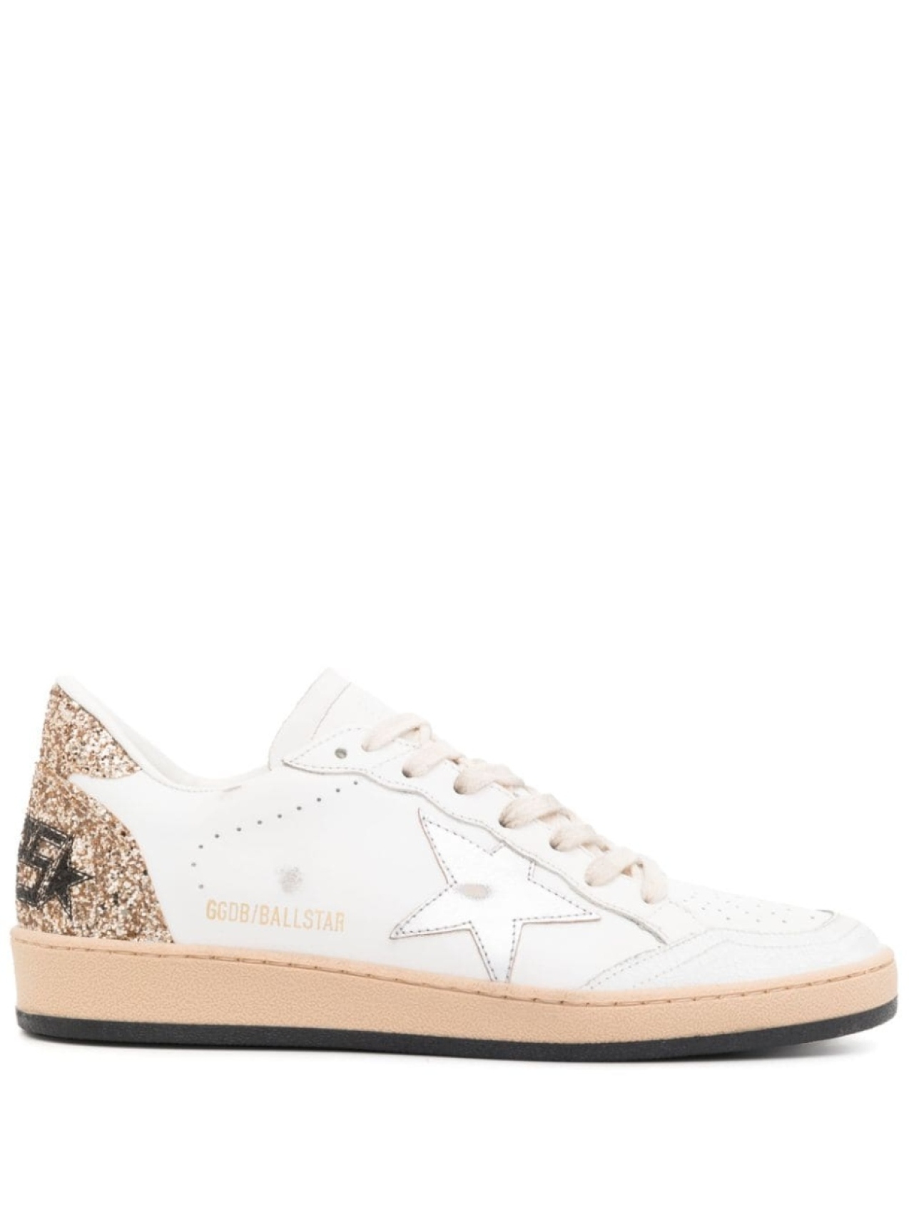 

Golden Goose кеды Ball-Star с блестками, белый