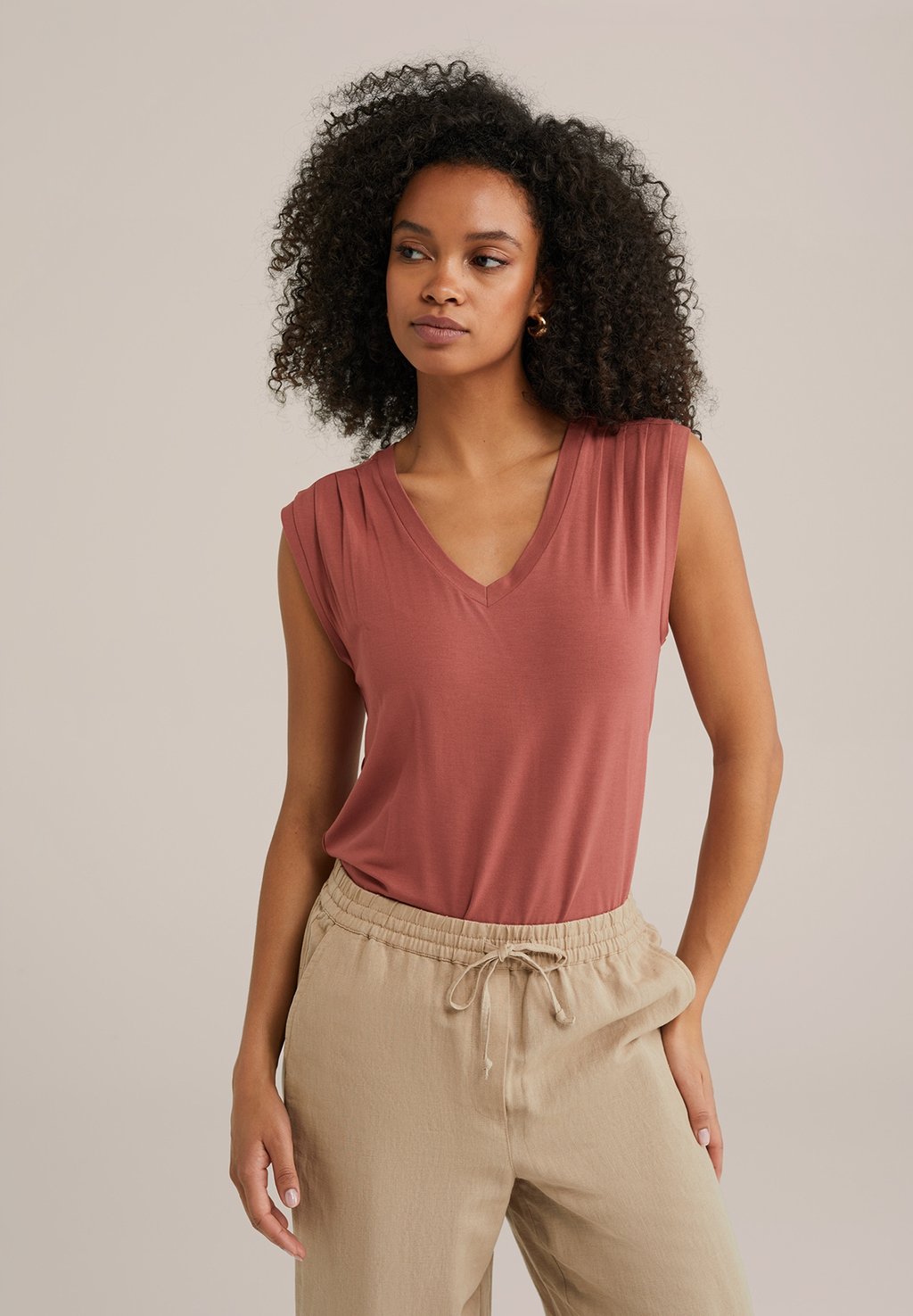 

Топ WE Fashion, цвет Rust Brown