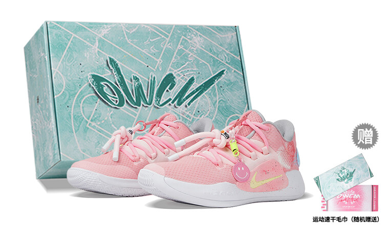 

Баскетбольные кроссовки Hyperdunk X мужские с низким верхом розового/синего цвета Nike