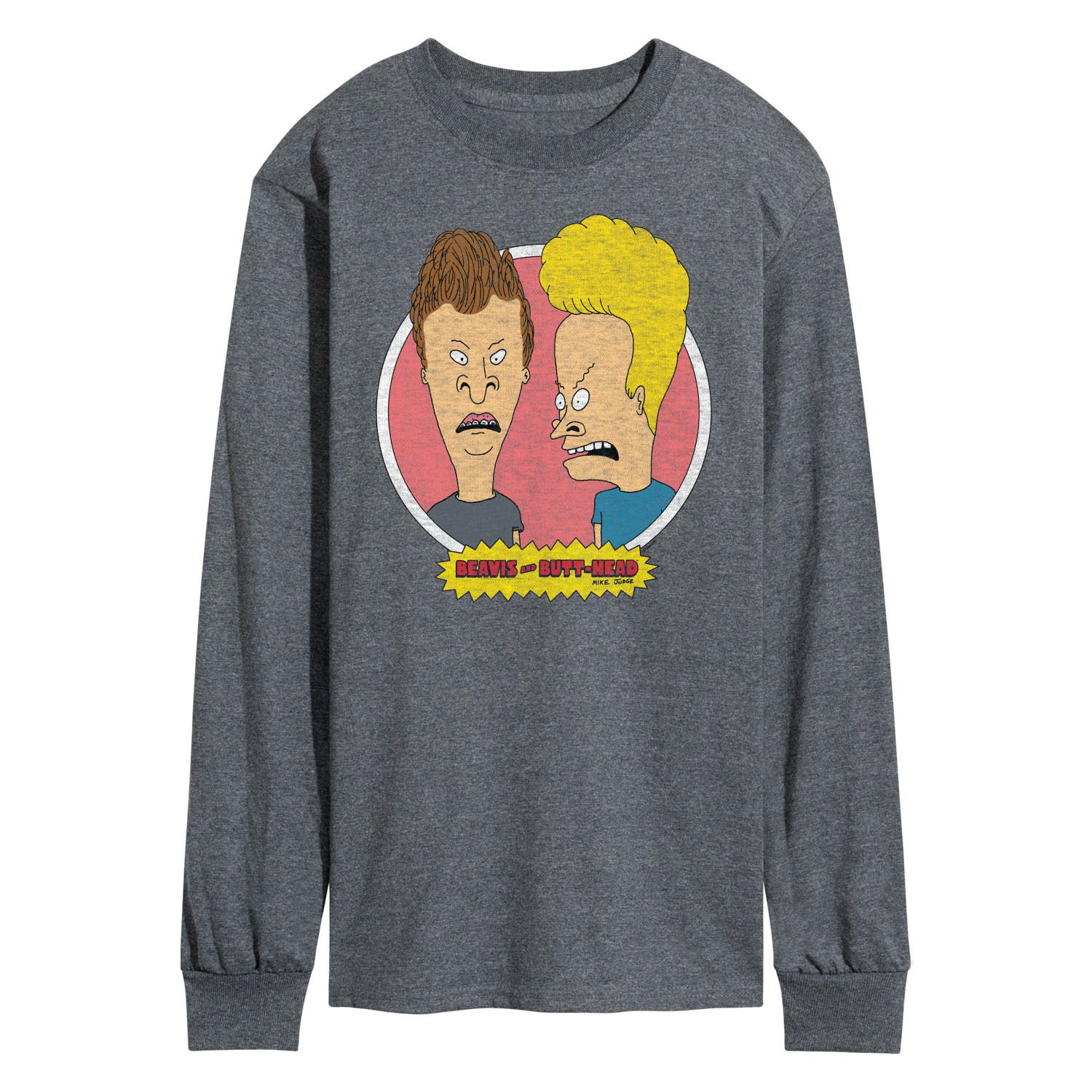 

Мужская футболка с длинными рукавами Beavis And Butthead 30th Licensed Character