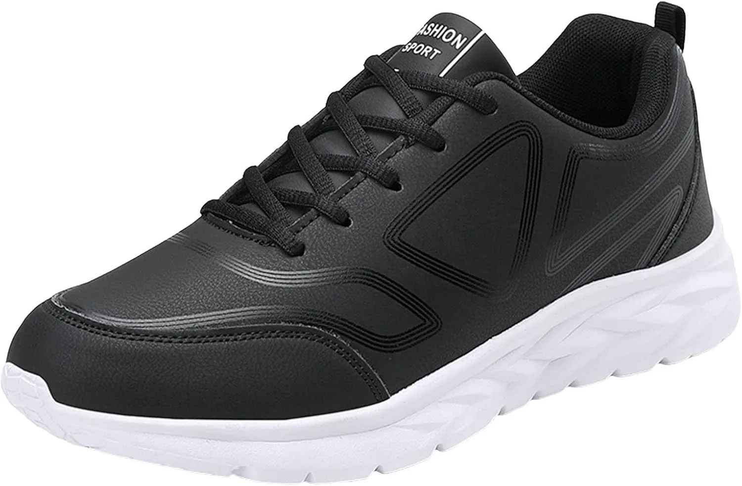 

Мужские повседневные туфли модного нового дизайна, с простым однотонным цветом, на шнуровке, с плоской подошвой, для осени и зимы, повседневная и нарядная обувь Generic, белый