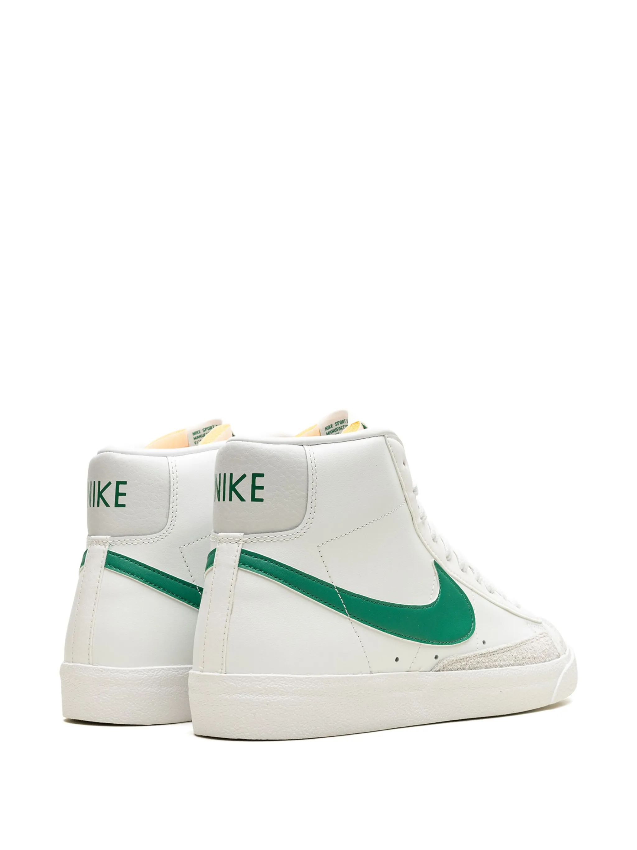 Кеды Blazer Mid 77 Vintage White/Malachite Nike, белый — фото 3