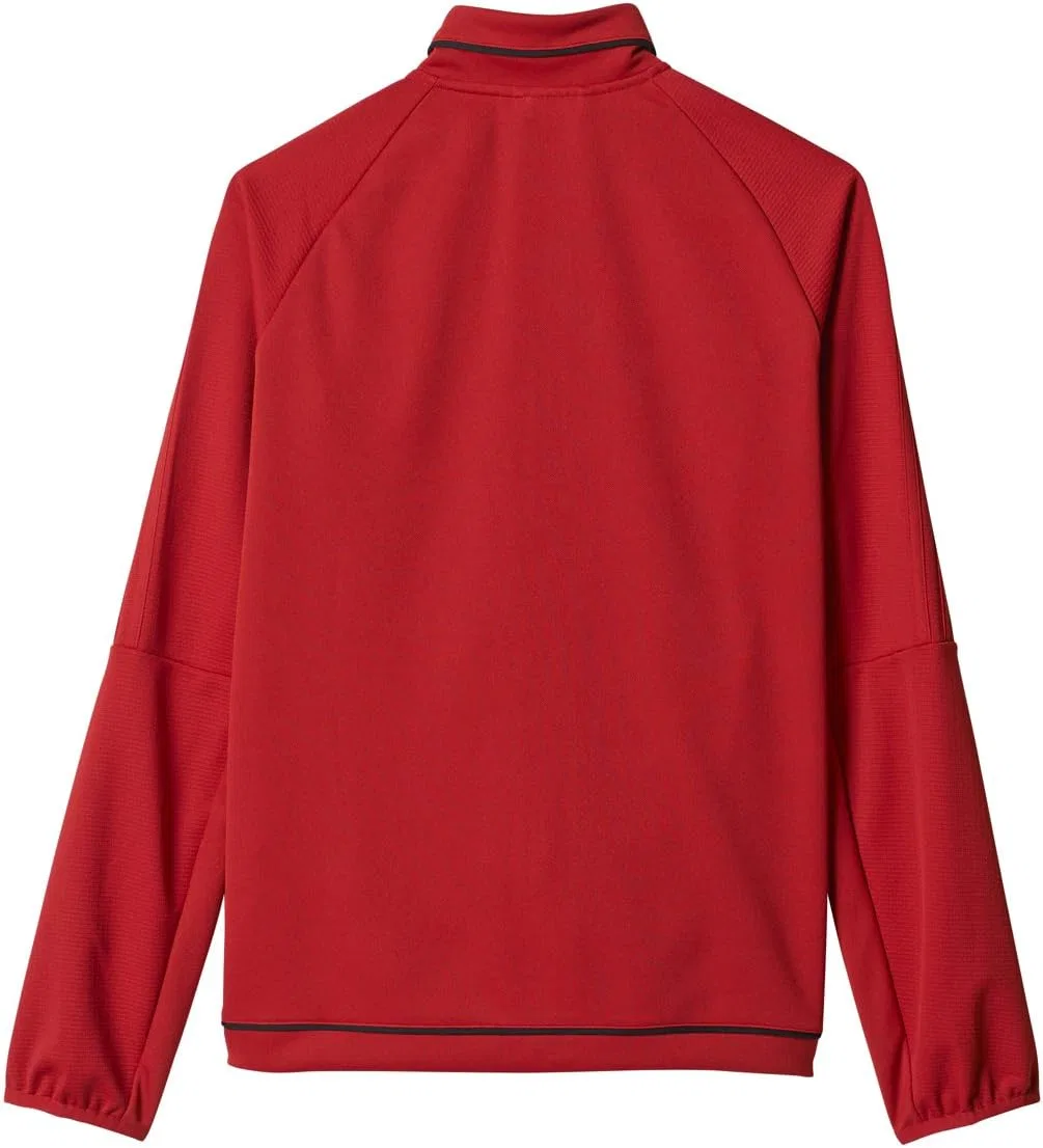 Тренировочная куртка Adidas Youth Tiro 17 для мужчин, красный/черный/белый — фото 3