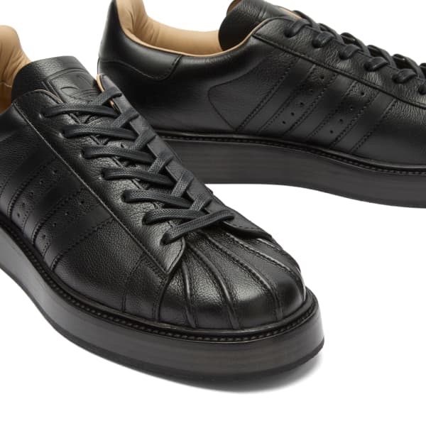 Кроссовки Superstar Lux, произведенные в Италии Adidas, черный — фото 3
