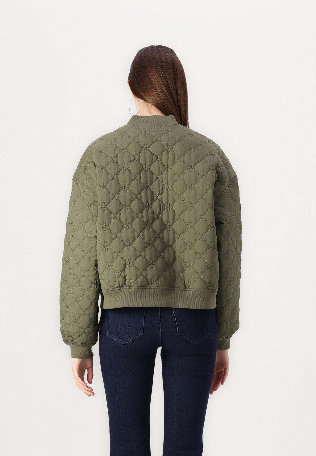 

Куртка-бомбер VMALLY Vero Moda, оливковый