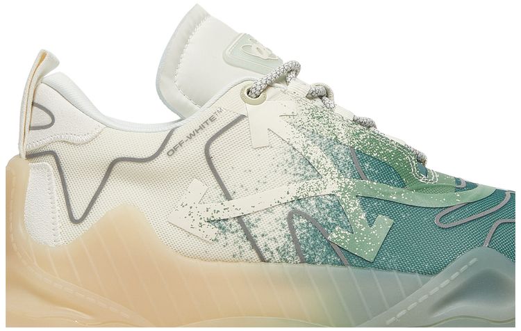 Кроссовки Off-White ODSY-1000 'Ombre Cream Green', зеленый — фото 2