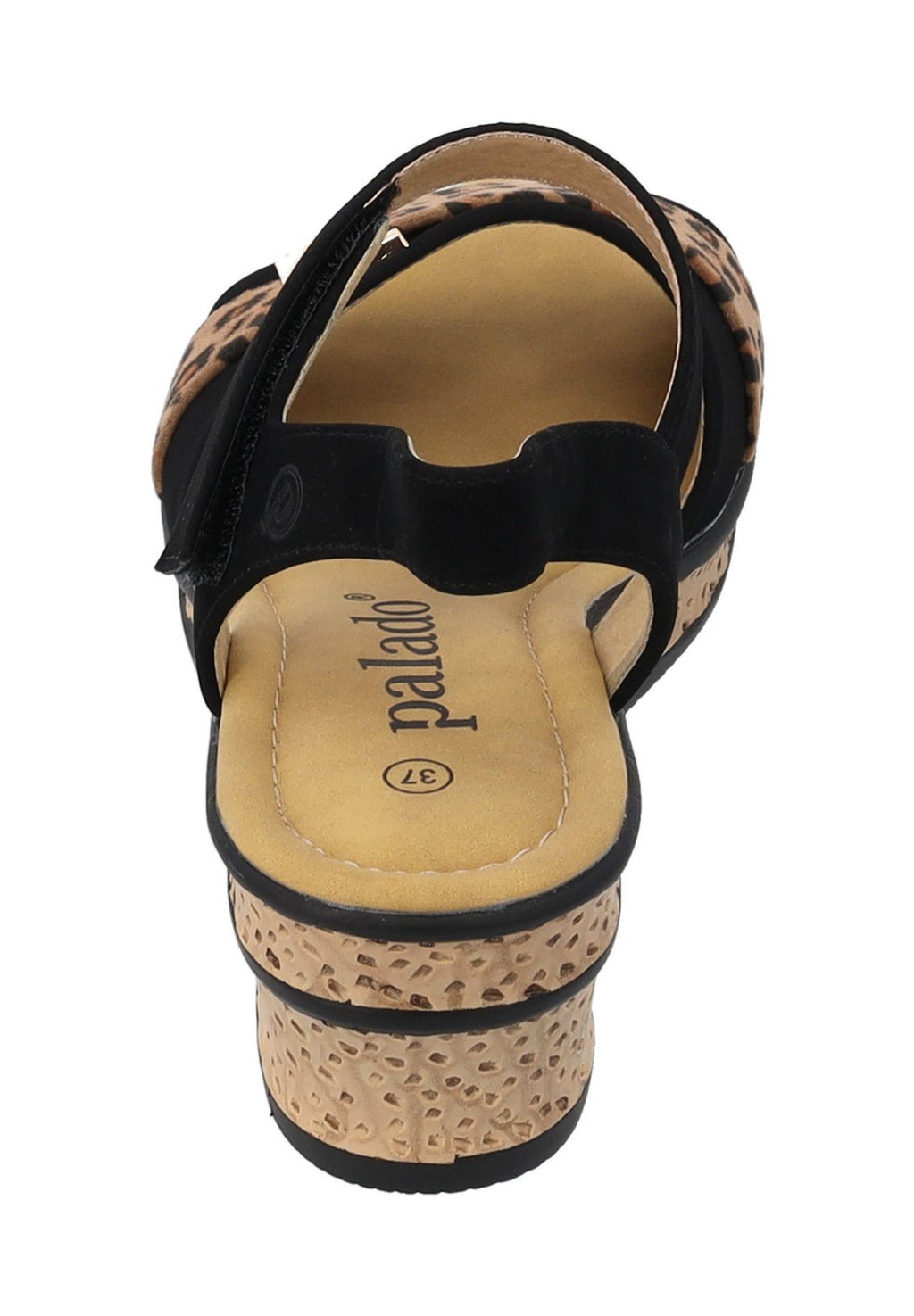 Босоножки на танкетке Palado, черный — фото 4