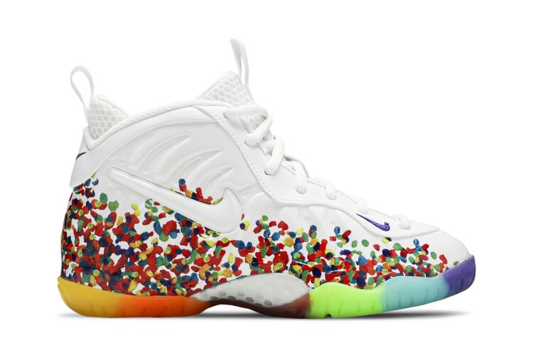 

Кроссовки Nike Little Posite Pro PS 'Fruity Pebbles', белый