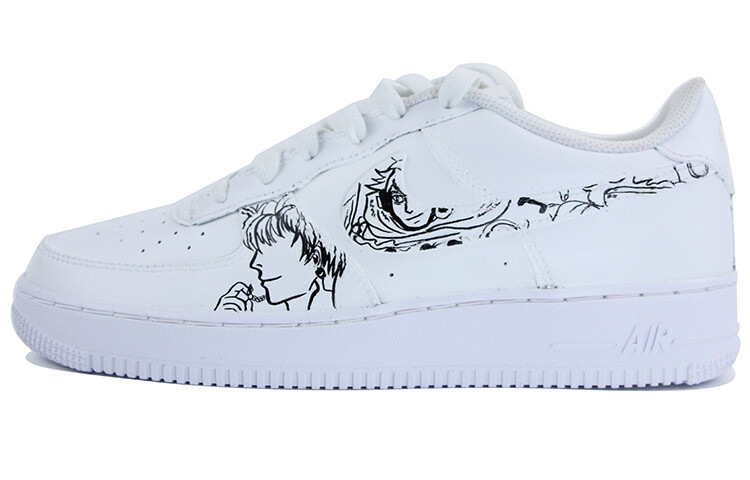 

Кроссовки Nike Air Force 1 Skateboard Shoes Men Low-Top White Black