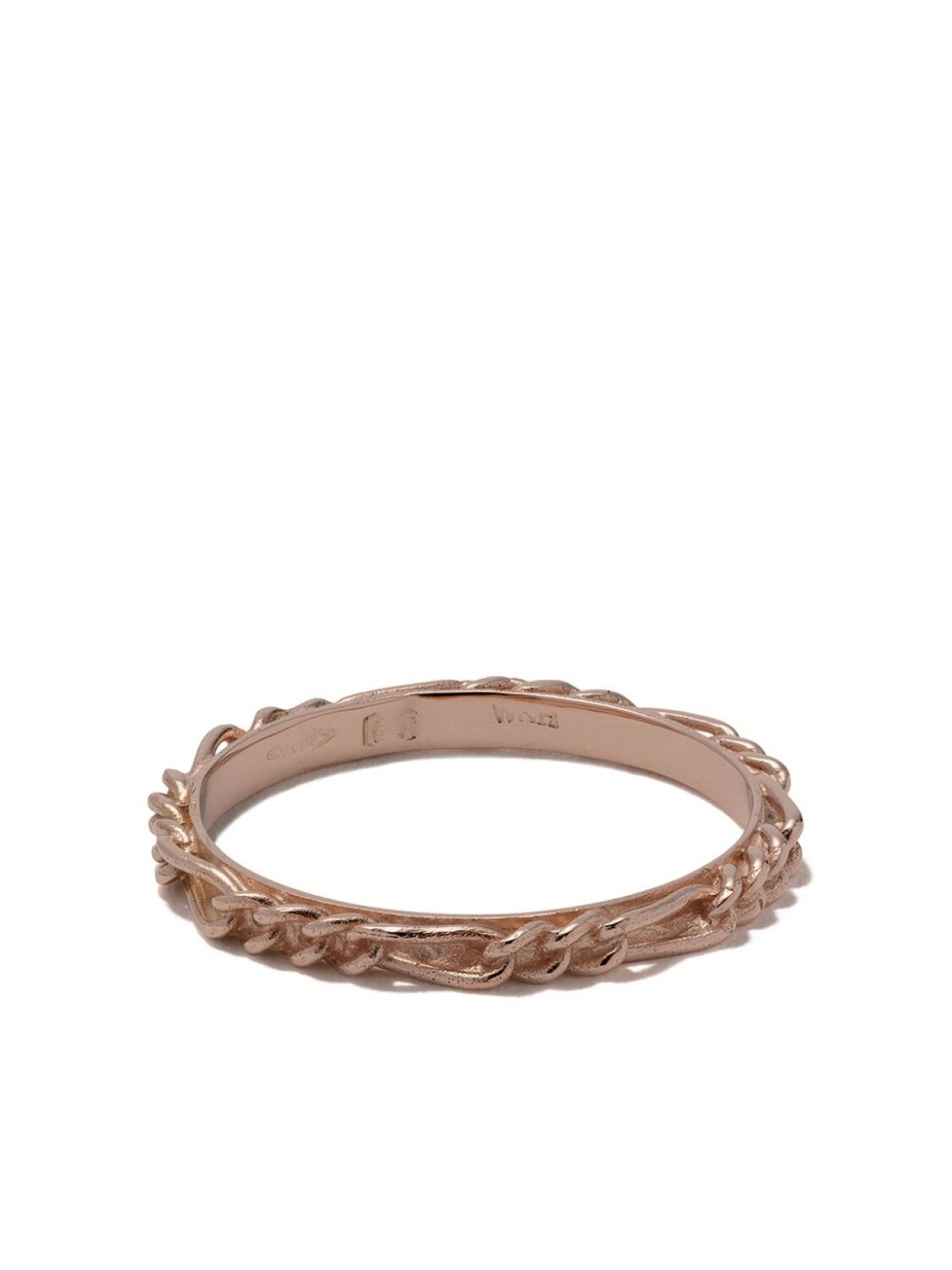 

Кольцо Figaro Chain из розового золота Wouters & Hendrix Gold, розовый