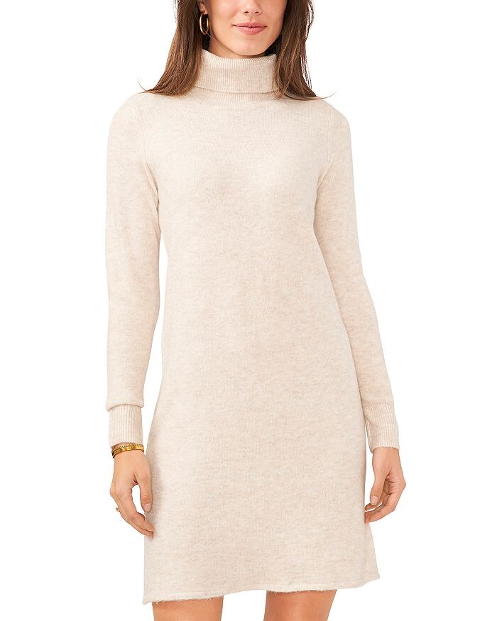 

VINCE CAMUTO Платье-свитер с высоким воротником, коричневый