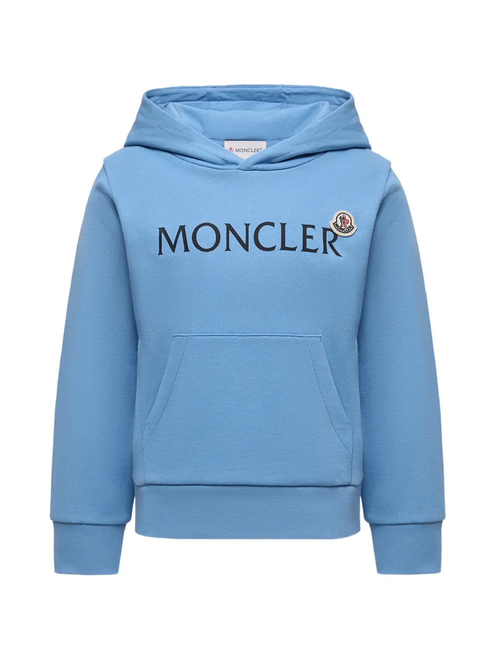 

Худи с логотипом Moncler Enfant, синий