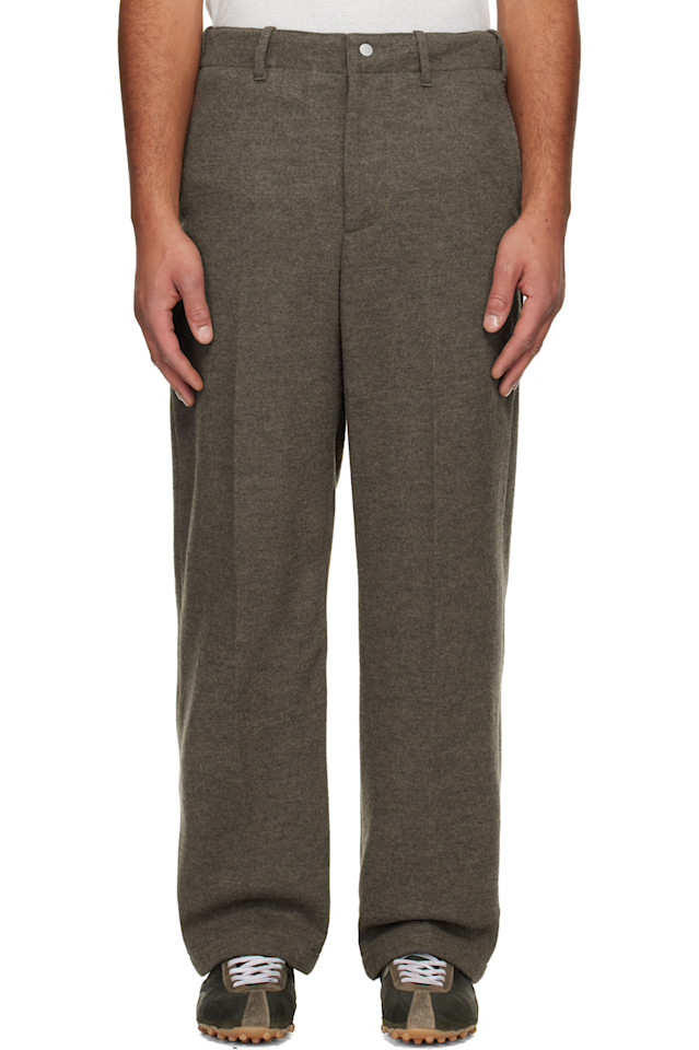 

Lady White Co. Серые брюки-кратеры