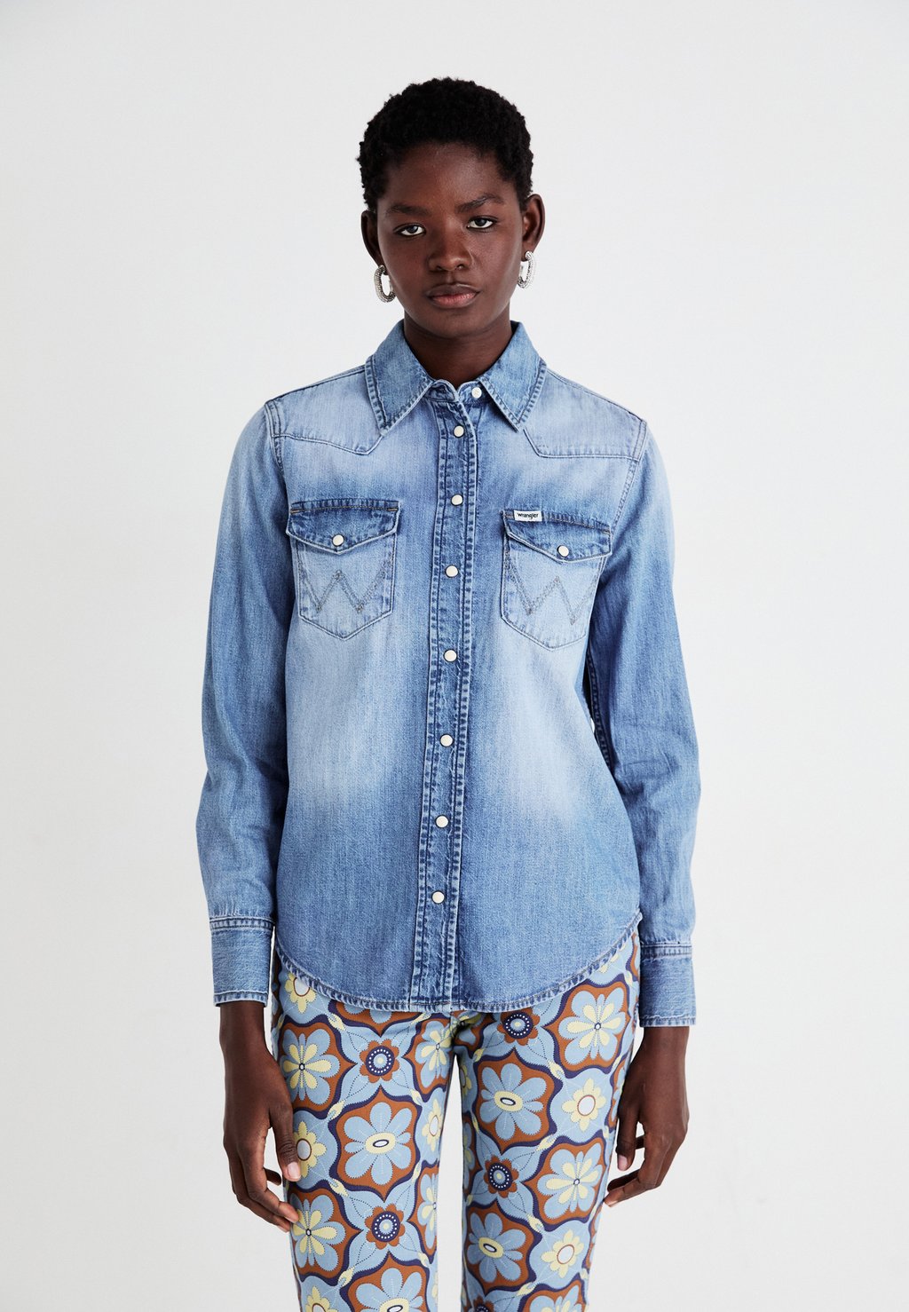 

Блузка на пуговицах HERITAGE SHIRT Wrangler, деним