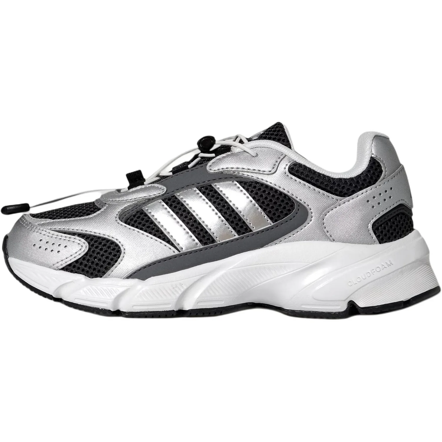Adidas CRAZYCHAOS 2000 низкие детские повседневные кроссовки серебристо-черные unisex