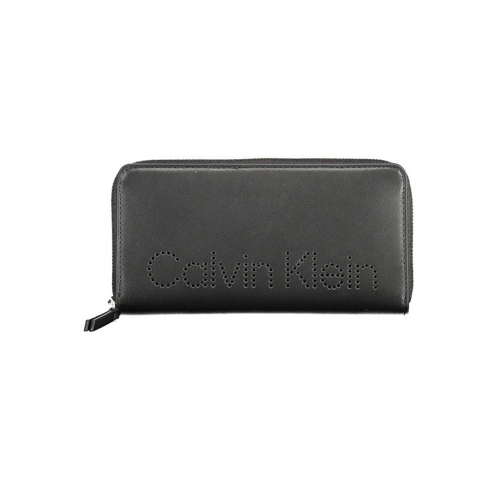 

Черный полиэтиленовый женский кошелек Calvin Klein