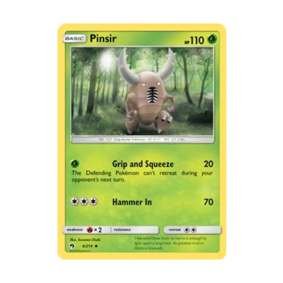 

CCG Пинсир (U) #4, Pokemon - SM - Lost Thunder - Singles
