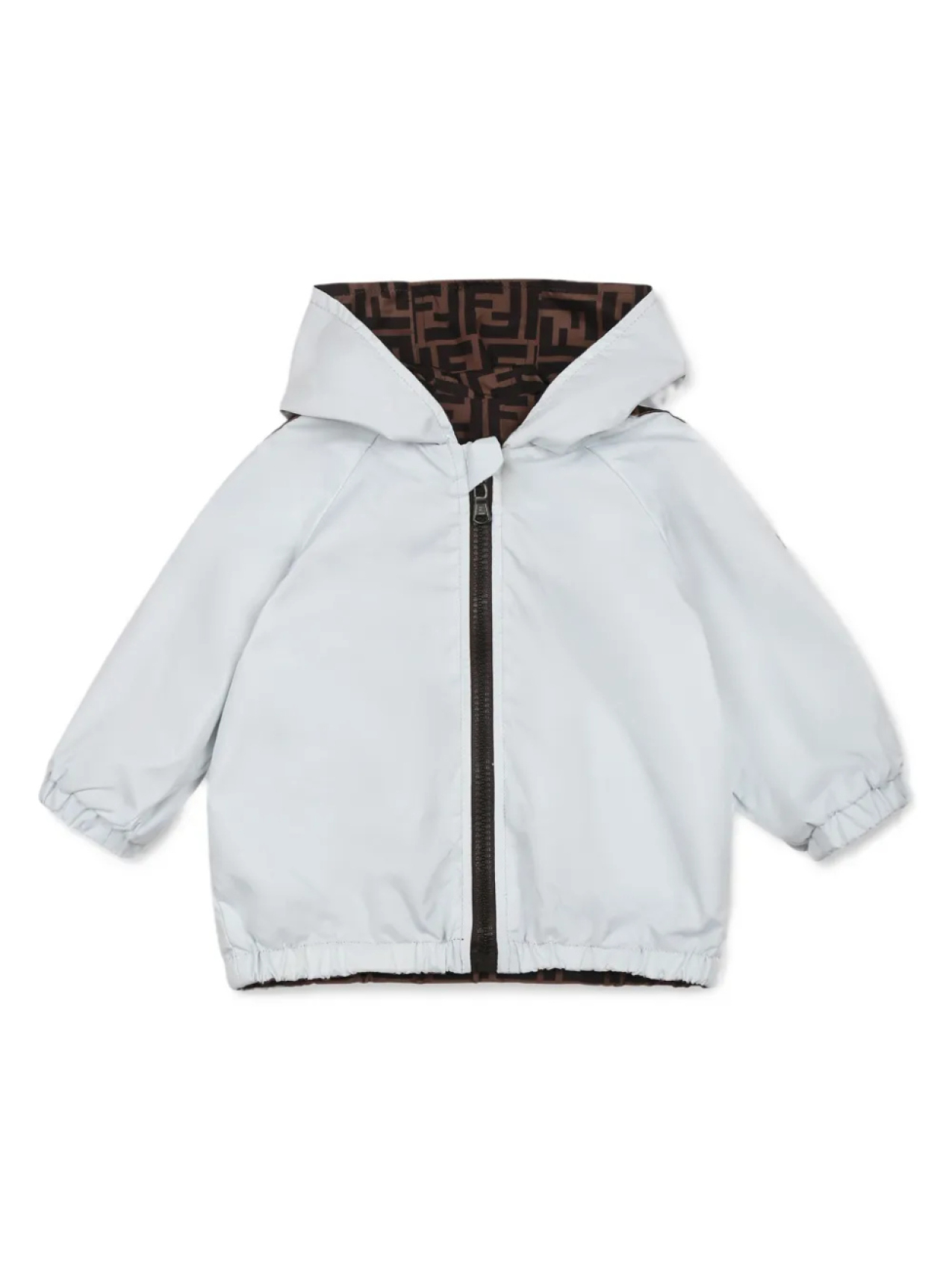 

Двусторонняя ветровка Fendi Kids, синий
